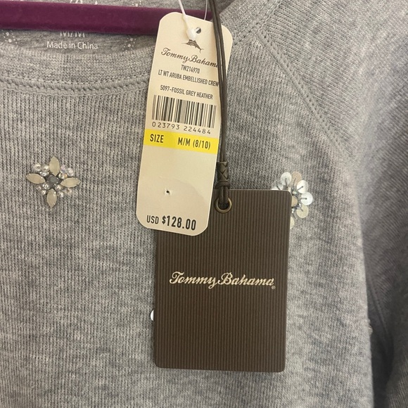 Tommy Bahama Aruba embellished crew - Picture 4 of 7